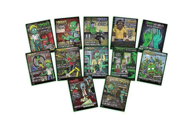 Zombie Safety Poster Series