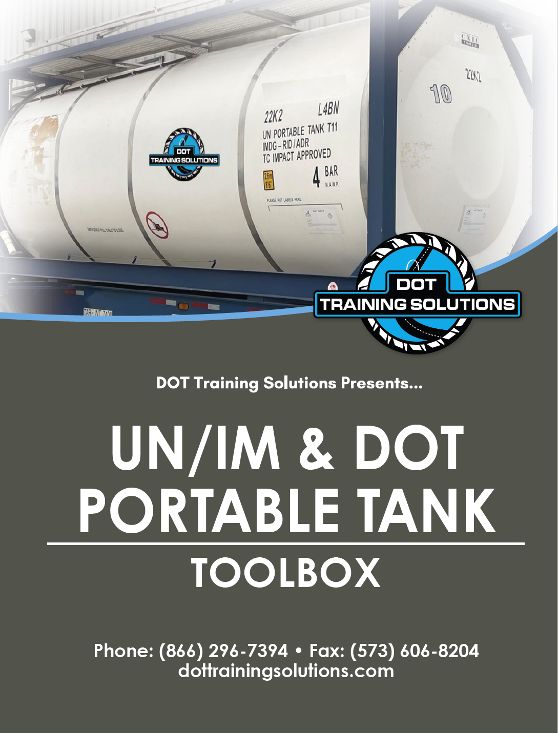 DOT Training Solution Portable Tank Toolbox