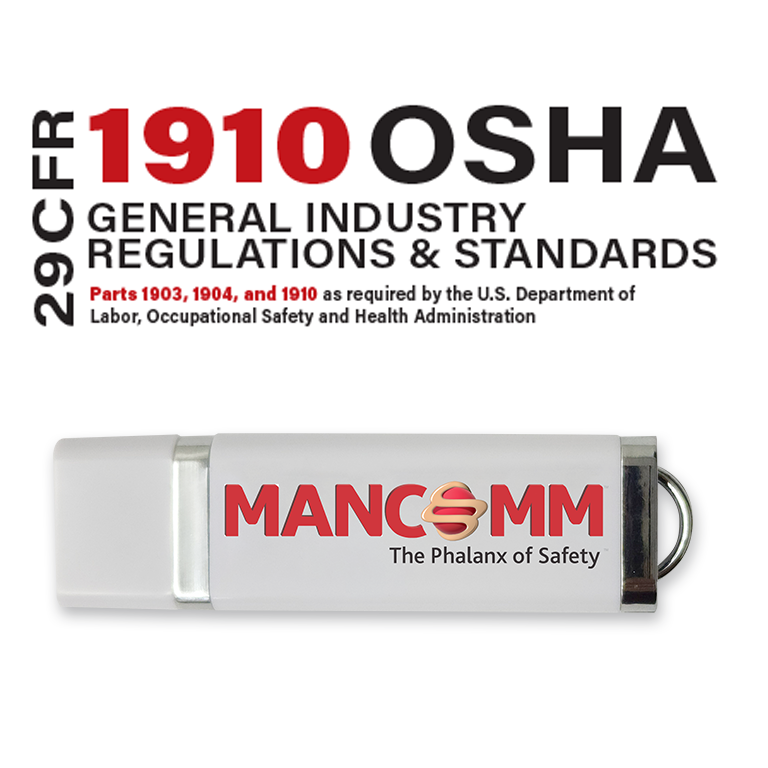 OSHA General Industry Regulations & Standards USB - August 2026 Edition