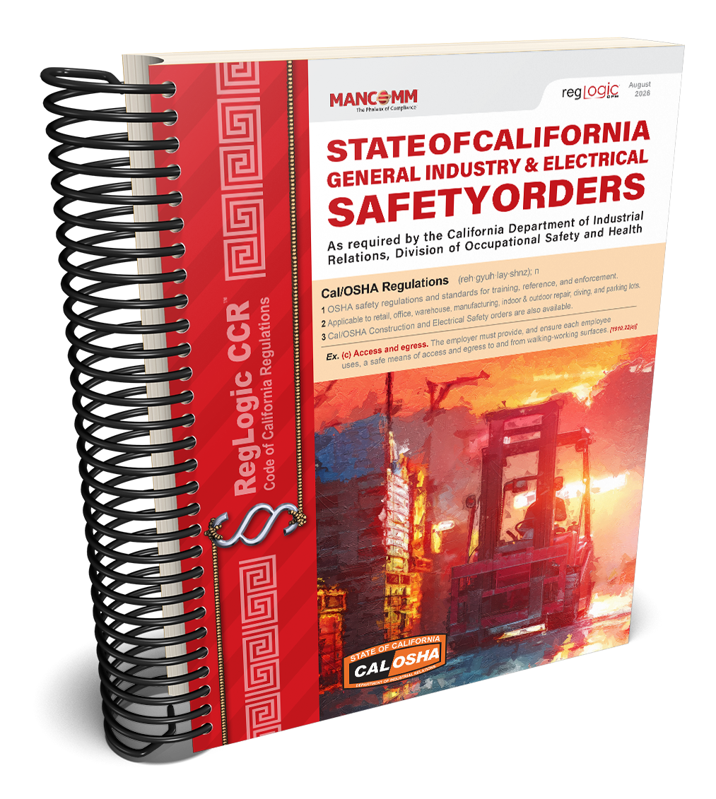 Cal/OSHA General Industry & Electrical Safety Orders, August 2026