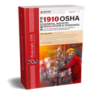 Book titled '29 CFR 1910 OSHA General Industry Regulations & Standards' with a red and white cover.