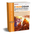 Book titled '29 CFR 1926 OSHA Construction Industry Regulations & Standards' with a construction-themed cover.