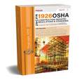 Perfect-bound book titled '29 CFR 1926 OSHA Construction Industry Regulations & Standards' on a white background.