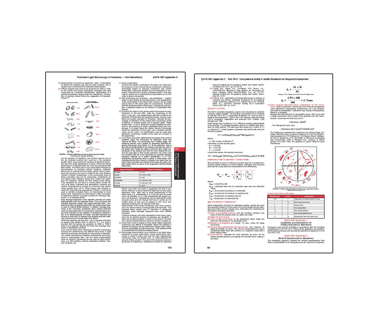OSHA Maritime Regulations & Standards (29 CFR Parts 1915–1920)