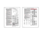 Two pages from a technical manual with text and diagrams on a white background