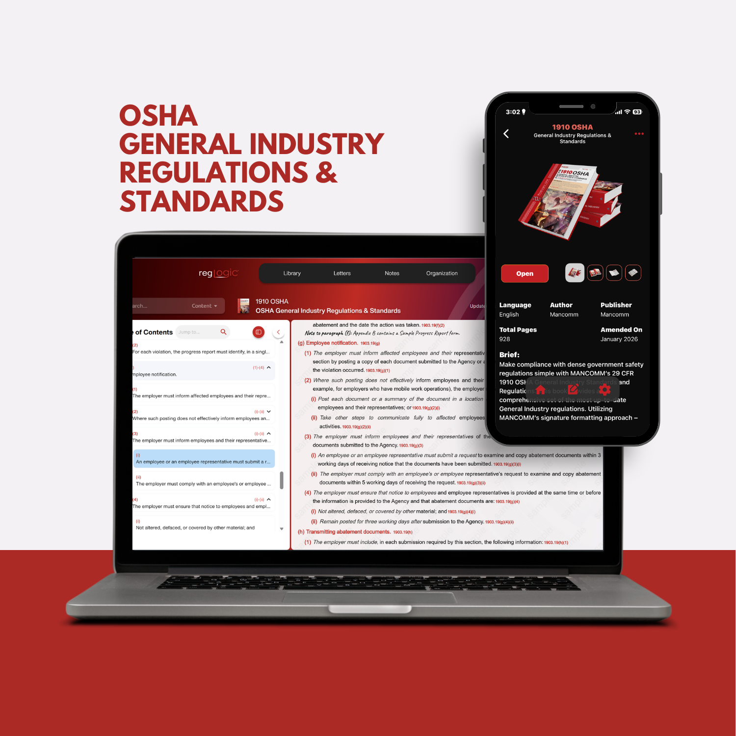 GR Book - OSHA General Industry Regulations & Standards (29 CFR 1910) - RegLogic