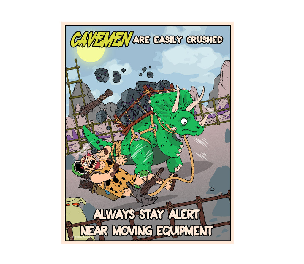 Caveman Safety™ Poster Series