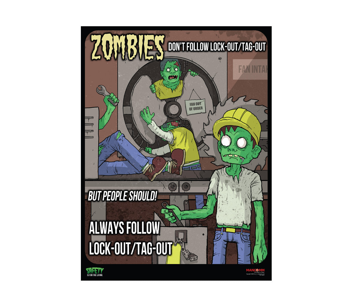 Zombie Safety Posters Series