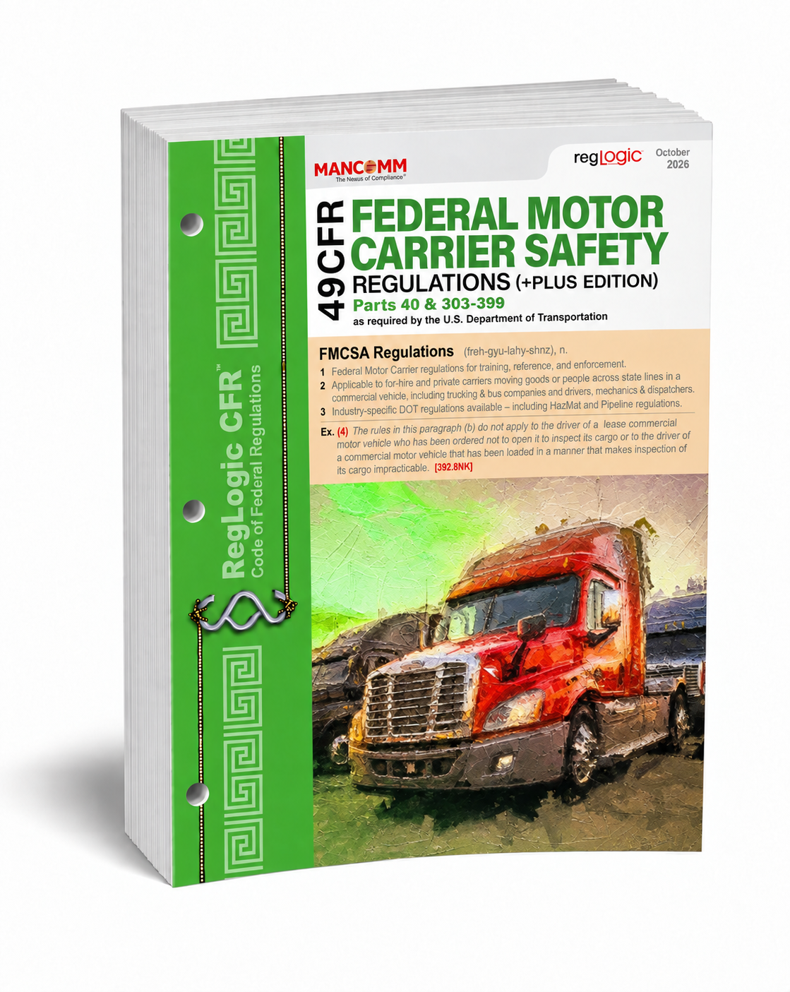 FMCSR+ Federal Motor Carrier Safety Regulations (49 CFR Parts 40 & 303–399)