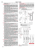 Technical manual page with text and diagrams on rigging equipment