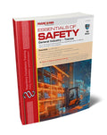 Cover of the 'Essentials of Safety: General Industry - Trainee' book with a red spine, featuring an industrial safety-related image with a forklift in the background.