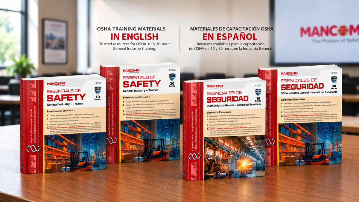 OSHA 10 & 30 General Industry Trainee Packages