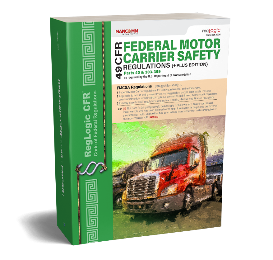 FMCSR+ Federal Motor Carrier Safety Regulations (49 CFR Parts 40 & 303–399)