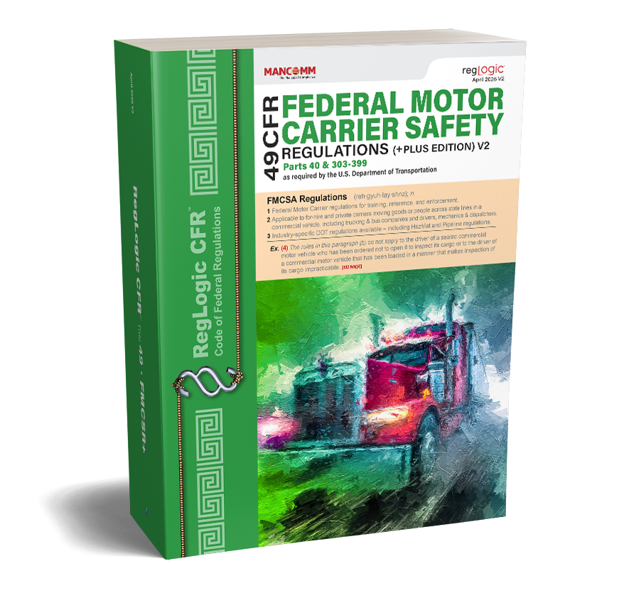 FMCSR+ Federal Motor Carrier Safety Regulations (49 CFR Parts 40 & 303–399)