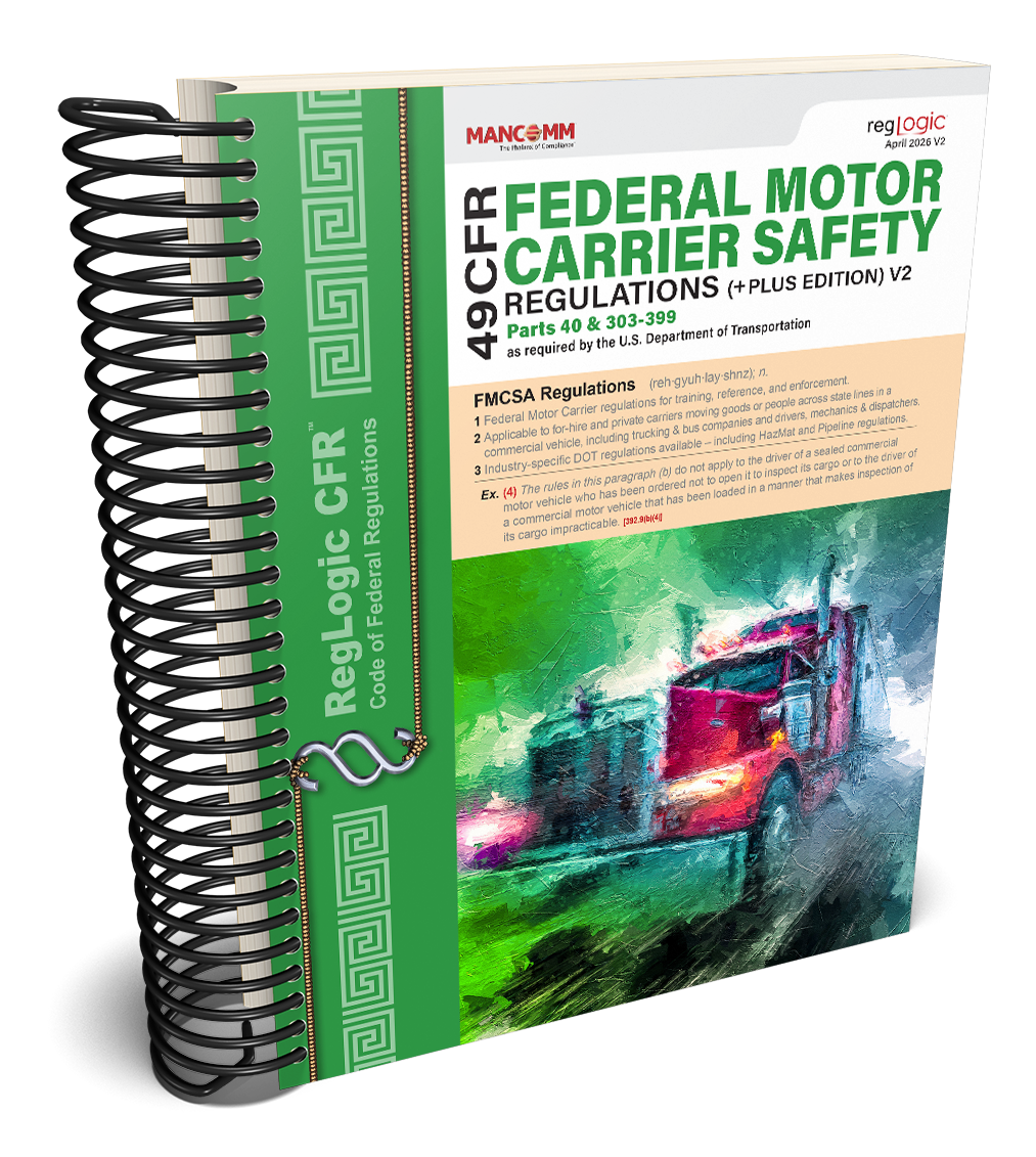 FMCSR+ Federal Motor Carrier Safety Regulations (49 CFR Parts 40 & 303–399)