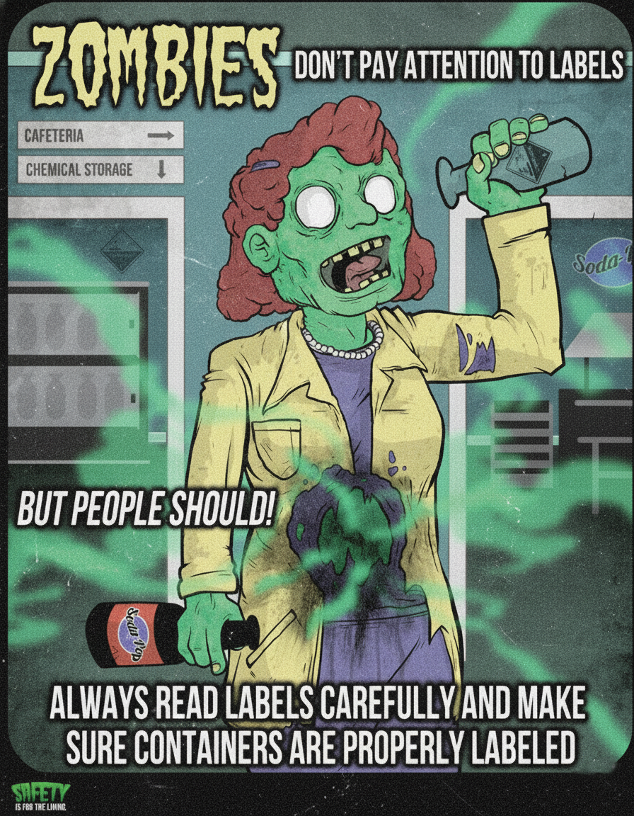 Zombie Safety Posters Series