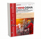 Book titled '29 CFR 1910 OSHA General Industry Regulations & Standards' with a red and white cover.