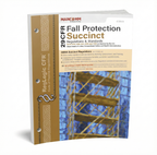 Book titled 'Fall Protection Succinct' by Mancomm with a ladder illustration on the cover.