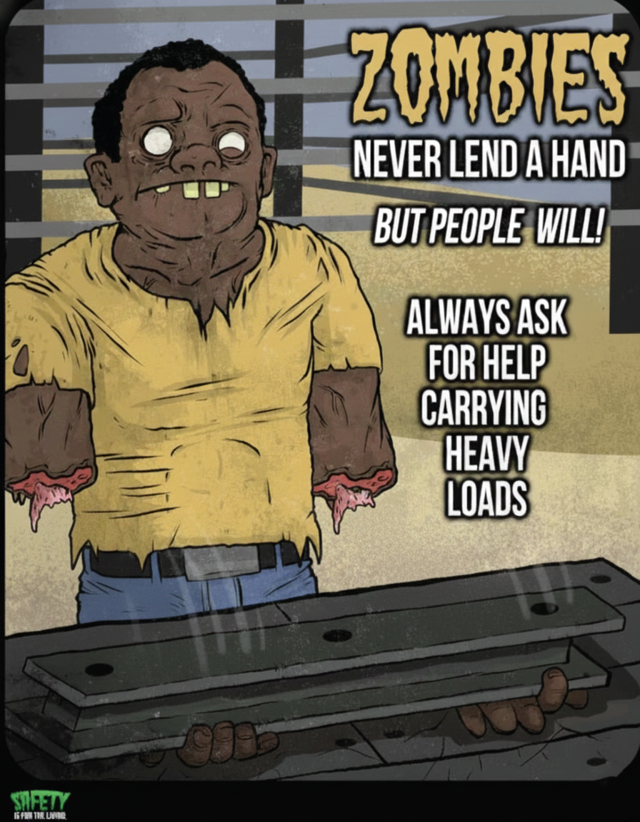 Zombie Safety Posters Series