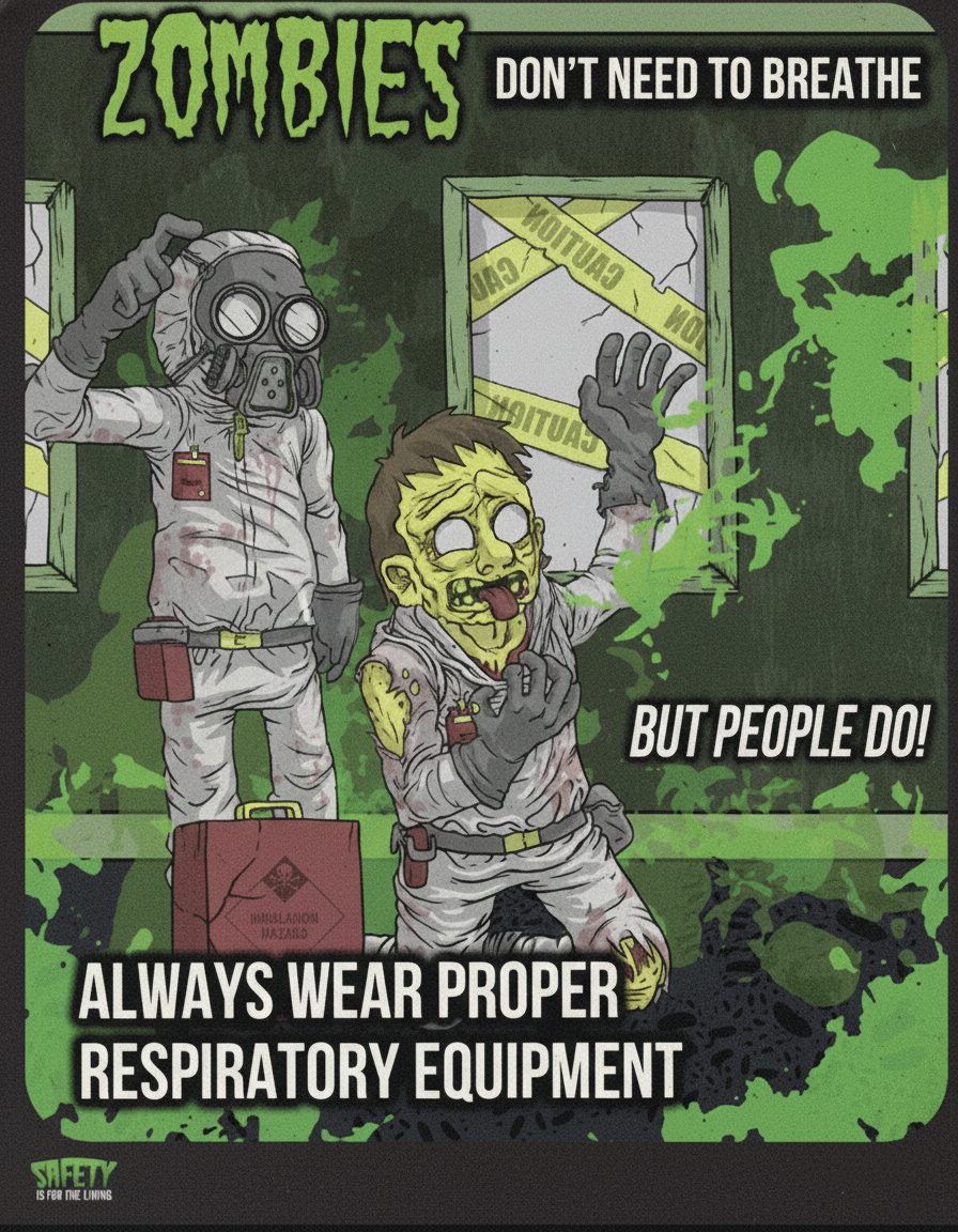 Zombie Safety Posters Series