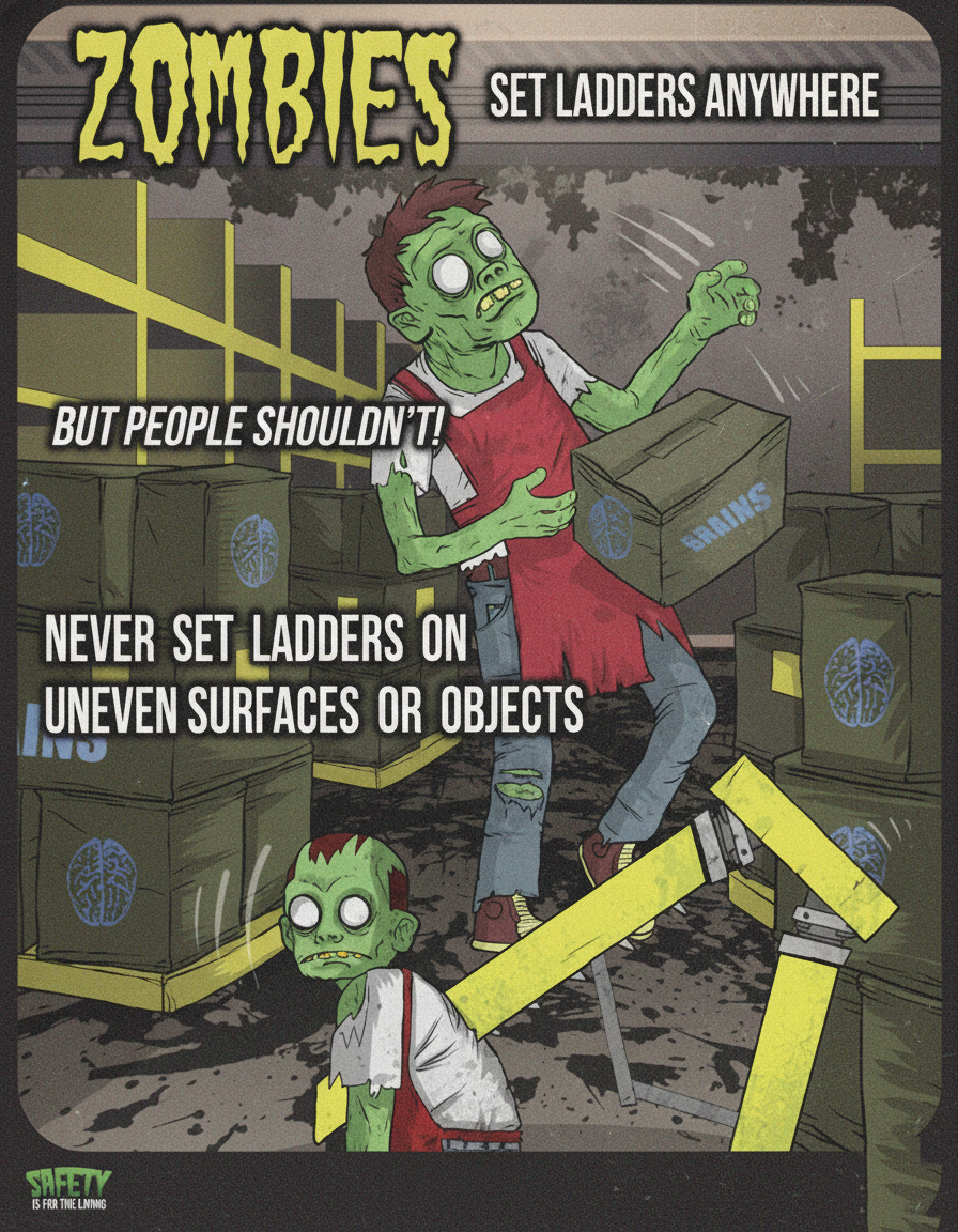 Zombie Safety Posters Series