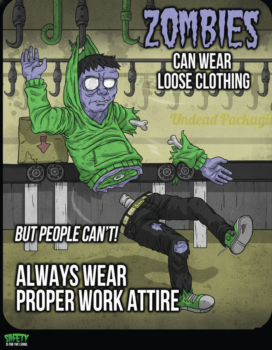 Zombie Safety Posters Series