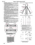 Technical diagram and illustrations of materials handling equipment on a white background