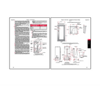 Two-page fire protection appendix detailing vertical flame resistance testing procedures, specimen preparation, measurement criteria, and diagrams of test apparatus, including dimensions and components for protective clothing evaluation equipment.