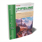 Book titled 'Pipeline Regulations & Standards' with a cover featuring a pipeline and mountains.