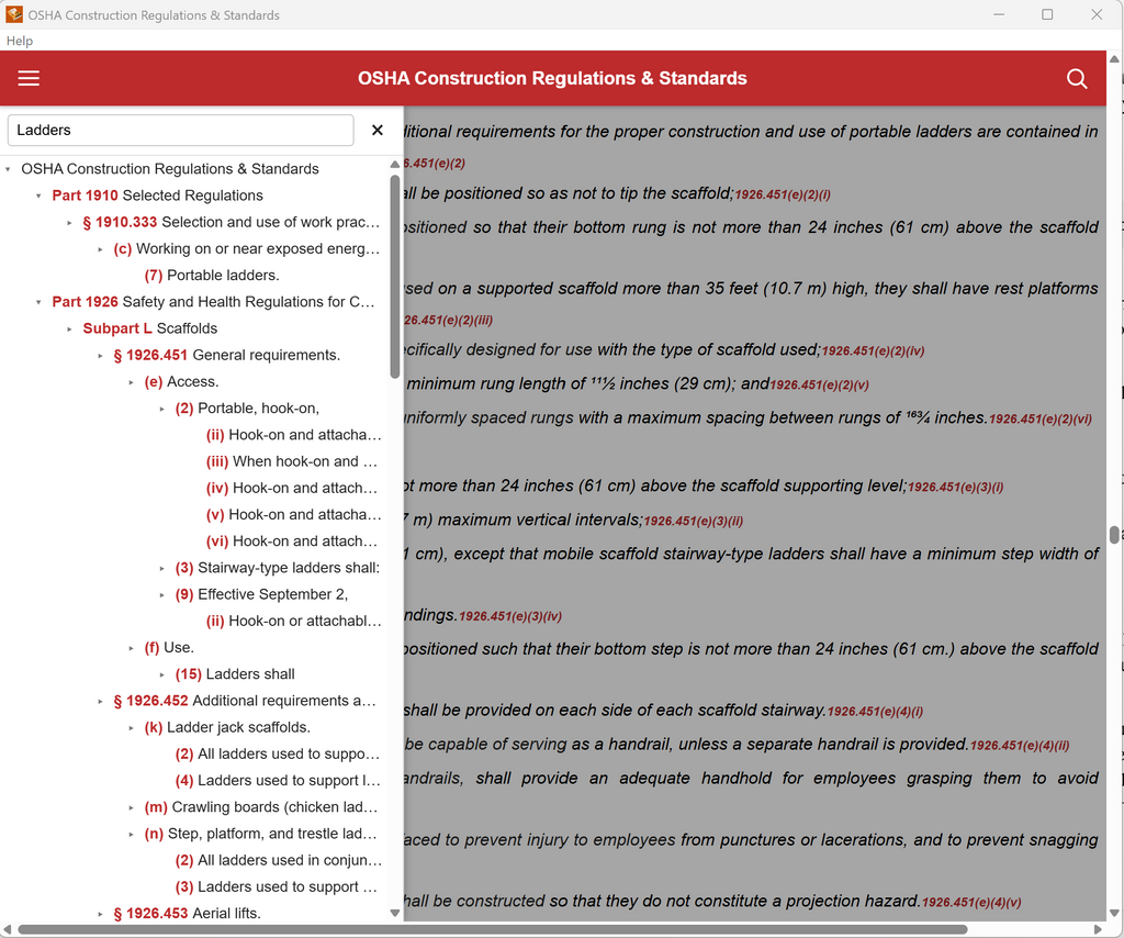 OSHA Construction Regulations & Standards USB - August 2026 Edition