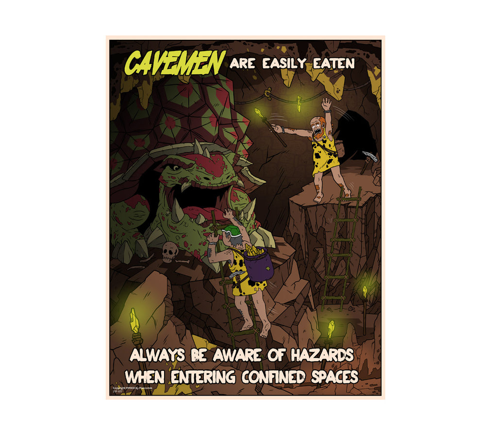 Caveman Safety™ Poster Series