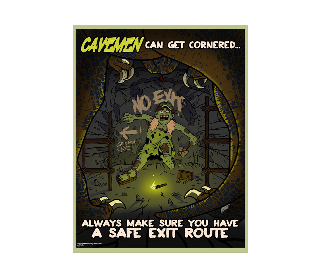 Caveman Safety™ Poster Series