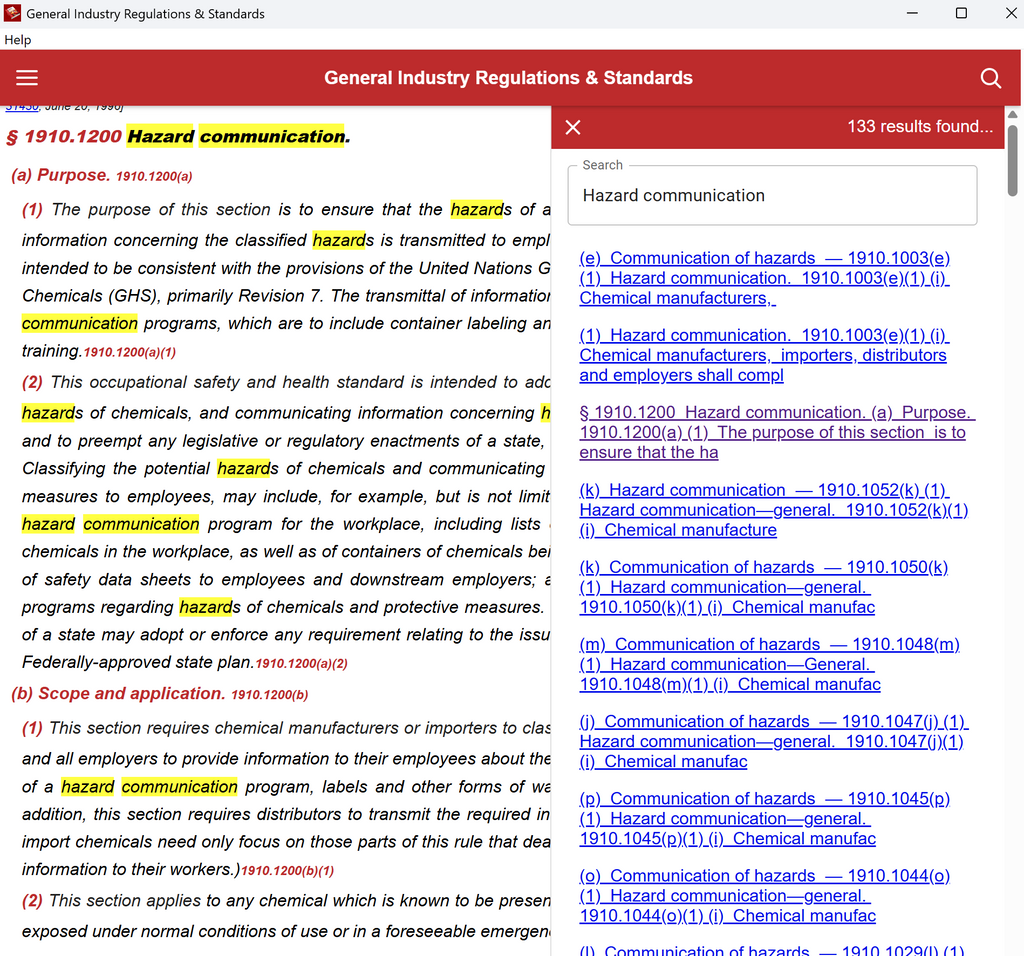 OSHA General Industry Regulations & Standards USB - August 2026 Edition