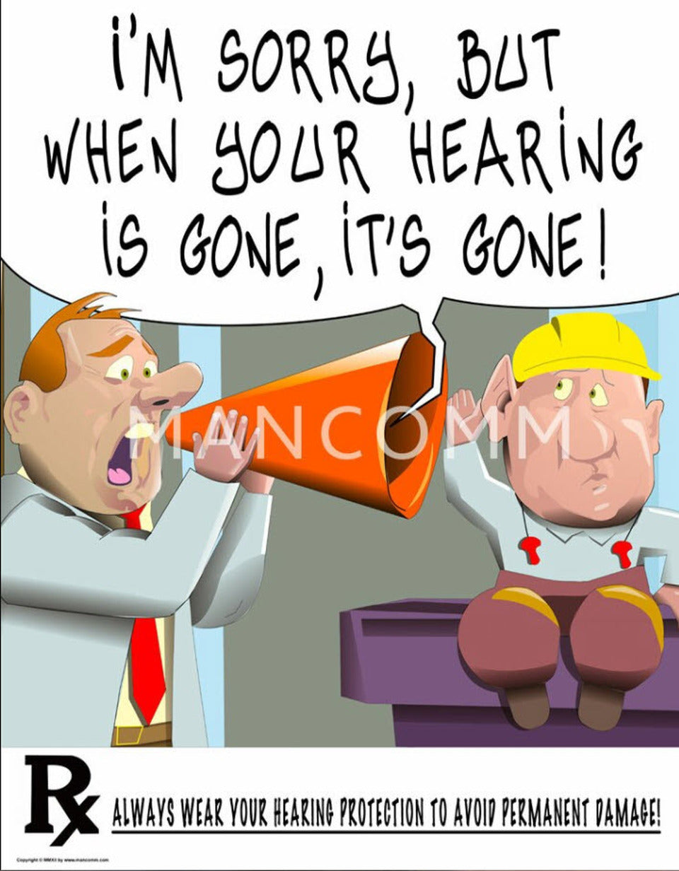 CLASSIC - Hearing Protection Safety Poster
