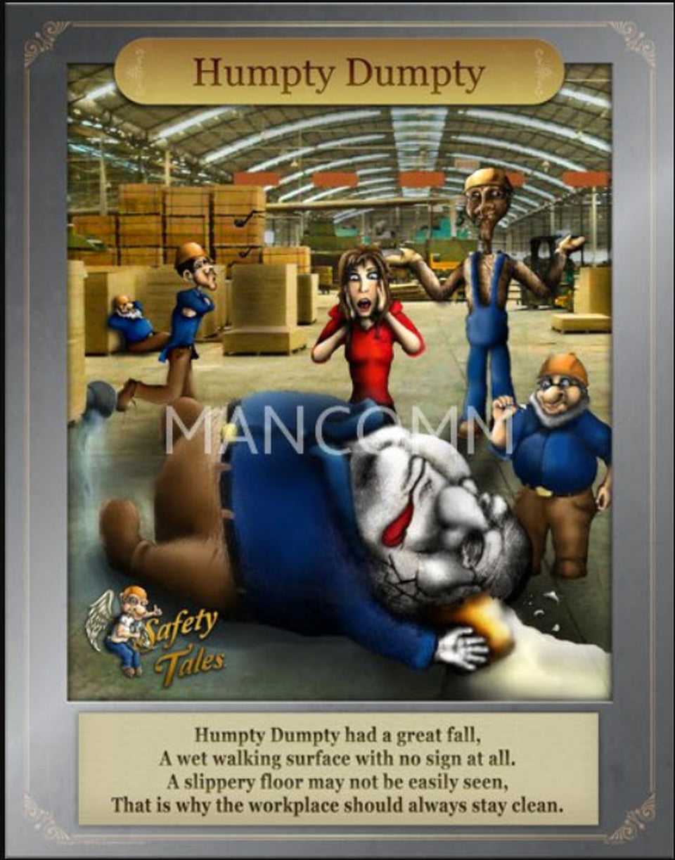 SAFETY TALES - Fall Protection Safety Poster