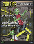ZOMBIES - Ladders Safety Poster