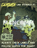 CAVEMEN - Watch for Signs Safety Poster