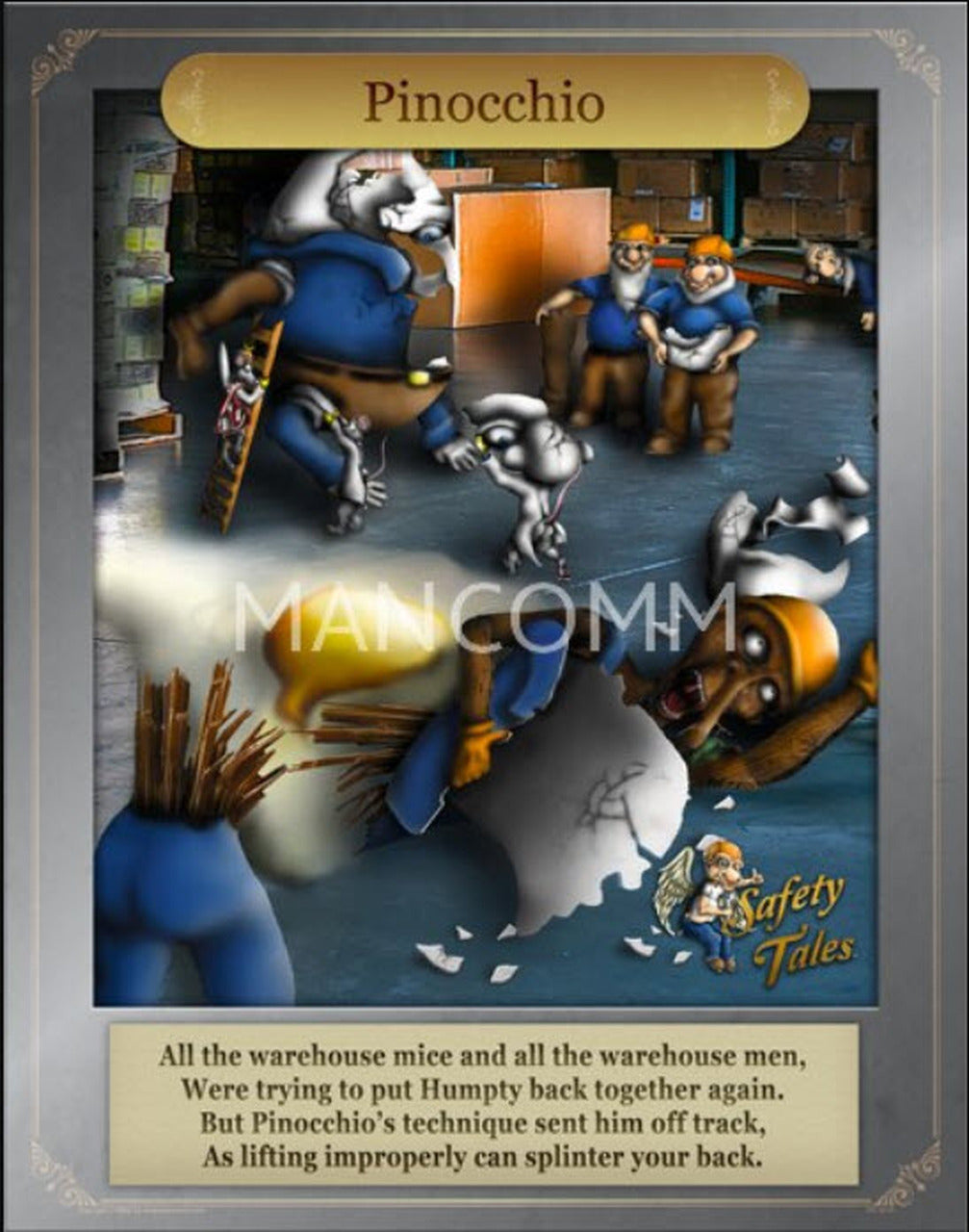 SAFETY TALES - Proper Lifting Safety Poster